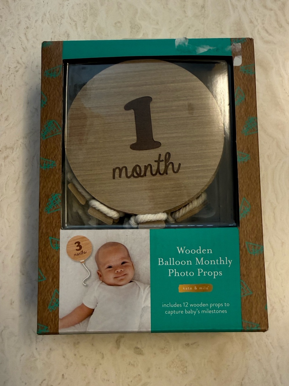 Balloon Monthly Milestone Markers